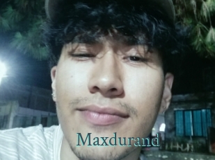 maxdurand En live show